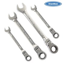스탠맨 기어라쳇렌치 플렉시블라쳇렌치 스패너 깔깔이 6~19mm, 플렉시블렌치, 9mm