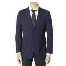 [롯데백화점]지이크 S/S 세련된핏 울혼방 슬림 스판 블루 정장 PGJ2029