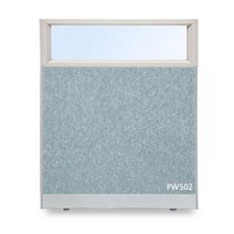 진웅파티션 PVC 45T 높이 1200 반유리 사무실파티션 파티션 (부속별도), PW502