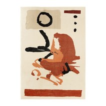 발수건 규조트 규조토발매트 추상적인 기하학 거실 방 십대 홈 푹신하고 부드러운 바닥 라운지 홈스테이 카펫, 71.H - 200x300cm