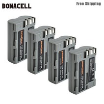 스테디 캠 카메라 봉 모노포드 삼발이 ENELe 디지털 카메라 배터리 Nikon D, 04 4 Piece Battery