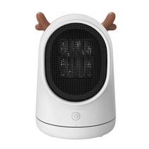 미니 온풍기 사무실 캠핑 미니 히터 500W, 화이트