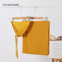 히잡 이슬람 스카프 중동 아랍옷 일반 색상 2 피스 세트 무슬림 Hijab Headscarf 여성 Turban 프리미엄 쉬