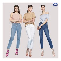 [C2] 여성 슬림 보이핏 데님 3종