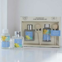 [KT알파쇼핑]더 허브샵 차량용 디퓨저 선물세트 50ml+50ml 자동차 드라이브, 더허브샵 차량용 디퓨저 선물세트 50ml/피톤로즈마리