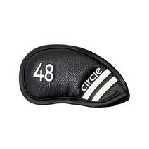 써클디자인 아이언 웨지 48도 50도 52도 54도 56도 58도 60도 헤드 낱개 커버, 블랙