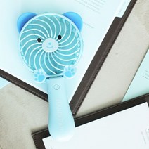[인기] 곰돌이선풍기 미니선풍기 저소음 휴대용선풍기 208321EA