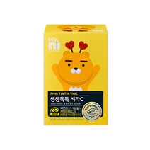 일동제약 카카오 비타민C 츄어블 캔디 개별포장 휴대용 어린이비타민 자연원료 아스코르빈산 유아 온가족 키즈 비타민 씹어먹는 녹여먹는 맛있는 비타민씨 비타민B 무색소 108정, 1600mg x 108정, 1개