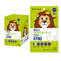 웰킵스 미세먼지황사마스크 대형 KF80, 백색, 4개, 10개입