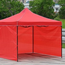300X300CM 행사용 바람막이 천막 접이식 체육대회 행사장 방수
