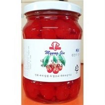 체리 적 명진 375g * 12개 체리절임 칵테일체리 체리통조림, 36개