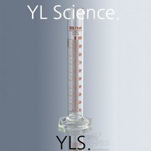 (YLS) Superior Borosilicate (Glass) Cylinder 500ml ~ 2000ml (2L) 특급유리 표준형 메스실린더 눈금실린더 유리메스실린더 매스실린더, 2000ml (2L) 1ea