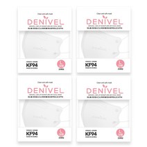 데니벨라인업시그니처에어쿨황사방역마스크(KF94)(대형), 1세트, 화이트100매