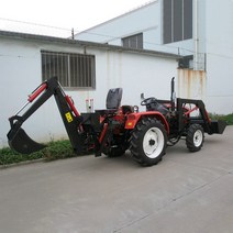 프론트 로더 및 백 호가 있는 트랙터 4 륜 50HP, 한개옵션0