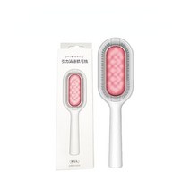 말티즈 비숑 웰시코기 시바견 푸들 애완 동물 헤어 브러시 개 고양이 빗 마사지 매트 곱슬 긴 머리용 제거, 02 분홍색_01 for Long Hair
