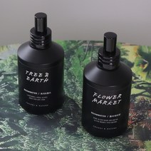 99% 천연유래 성분 땡스앤네이처 시그니처 린넨 룸워터 룸스프레이 탈취제 샬균제 트리앤얼스 플라워마켓, 플라워마켓 200ml 1개