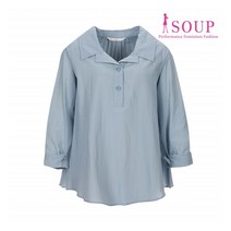 SOUP 백 플리티드 블라우스(SW8LS8D)