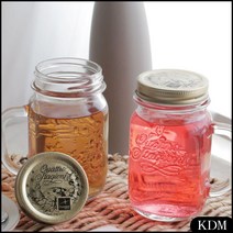 KP 보르미올리 유리자 드링킹자 뚜껑있는 퓨어 텀블러 드링크자 450ml 유리컵, KDM 보르미올리 드링크자