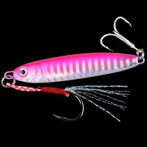 빙어낚시 견지낚시 얼음낚시 물고기 지그 낚시 루어 15G 20G 30G 느린 금속 싱킹 미끼 1 개 인공 단단한, 14 B2-2 Hooks_03 30C-68MM