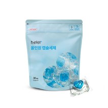 일일일청 고농축 올인원 캡슐 세탁 세제 30개입 코튼블루향 드럼 통돌이 겸용, 1팩