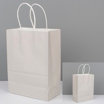 병원 쇼핑백 종이 포장 중형 그레이 친환경쇼핑백 옷가게봉투 옷가게쇼핑백 친환경종이가방