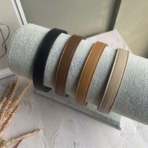 [무배 1+1] 워더미 가을 엣지 페이크 가죽 헤어밴드 머리띠 F247