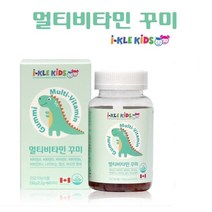 어린이 비타민 종합 영양제 유아 초등학생 키즈 씹어먹는 꾸미 츄어블 젤리 멀티 비타민 하루1꾸미 비타민 A D E B6 B12 엽산 비오틴 나이아신, 1통, 2.2g x 60꾸미