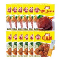 오뚜기 3분 햄버그스테이크 150g x 6개 + 미트볼 150g x 6개, 2세트