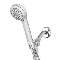 워터픽 Waterpik 고압 핸드 헬드 샤워 헤드 호스 포함 PowerPulse 마사지 6가지 모드 크롬 XAL-643ME, Chrome, 1개