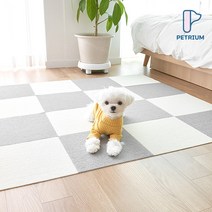 펫트리움 모더닉 강아지 퍼즐 매트 10입 애견 반려견, 아이보리