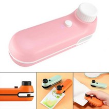 씰링기 밀봉기 비닐접착기 식품 Portable Heat Sealer Second Sealing Handheld Tool Vacuum Sealer Closing Capper Food, 분홍색