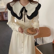 [랜덤플레이] 빅 투카라 큐트 게스트룩 A라인 롱 원피스