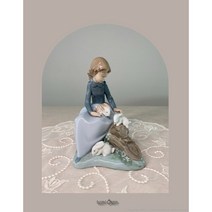 [앤틱/M] 야드로 나오 어린 소녀와 토끼들 Young Girl with Rabbits 1026, 확인하였습니다.