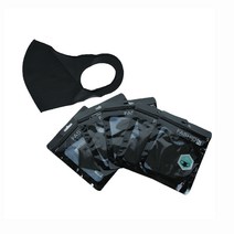 [미사용] FASHION MASK 마스크 블랙 (5개 1세트)