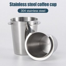 커피 머신용 커피 도징 컵 커피 머신용 커피 파우더 컵 커피웨어 액세스 58mm 54mm 51mm, 51mm Silver E