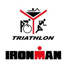 트라이애슬론 아이언맨 TRIATHLON IRONMAN 데칼, 1개, 선택-2블랙(대)