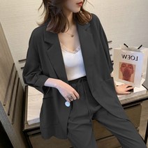 블링잇츠 시원한 여름 정장 셋트 투피쓰 쓰리피스 반바지 정장 핑크 베이지 블랙