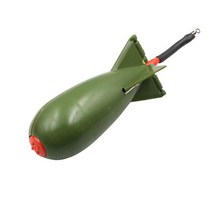 잉어 낚시 로켓 피더 스포드 폭탄 플로트 미끼 펠렛 액세서리 17.5 cm, 05 M Green, 1개