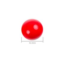 당구 공 포켓볼 Carom-당구대 훈련 스팟 큐볼 직경 61.5mm 부드럽고 반짝이는 내구성 페놀 수지 소재 당구, 03 Red