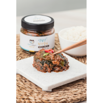 된장콩잎 500g 1kg 삭힌 된장 양념 콩잎 장아찌 가정식 어르신 밥도둑 향토음식 수제반찬 집반찬 포항맛집, 된장콩잎1kg