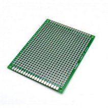 [가성비 최고]만능기판 양면기판 에폭시 PCB기판 납땜 회로판 6X8 YS21AP17, 1