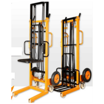전동 포크 리프트 미니 지게차 핸드 파레트 스태커, 2m 200kg + 보드 + 리프트