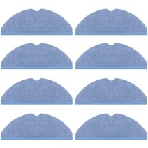 샤오미 로보락 호환 소모품 S7 Plus + 로봇 진공 청소기 세척 가능 및 재사용 용 8pcs Mopping Cloth, 03 8pcs