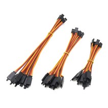 후타바조종기 드론 rc카 10Pcs 100/150/200/300/500/1000mm 서보 연장 리드 와이어 케이블 RC Futaba JR 남성-여성 비행기 장난감용 방지 60 코어, [01] 10pcs 150mm Cable