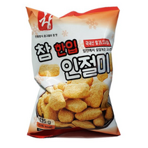 싱싱 참 한입 인절미 콩고물 쌀 과자 115g, 4개