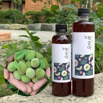 농부프린스 무농약 개복숭아청 개복숭아원액, 개복숭아원액 300ml