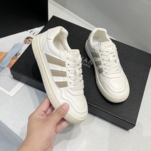 Vella Homme 여성 발편한 가죽 스니커즈 패션 운동화