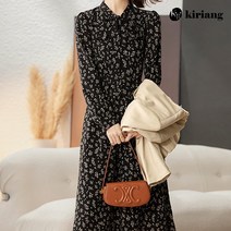 키리앙 피트 플로랄 쉬폰 원피스