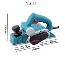 전기 대패 목공 플레이너 플래너가정용 전기 대패 핸드메이드 목공 소형 목공 대패, 01 PL3-82