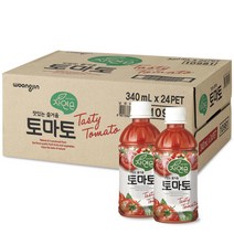 웅진식품 자연은 토마토 과채주스 340ml x 24병